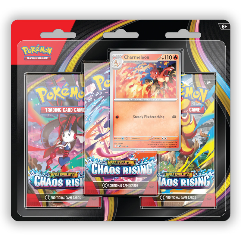 Pokémon 3 Pack Blister Chaos Rising