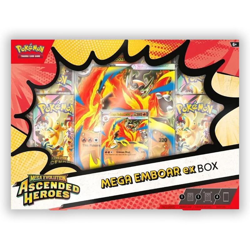 Pokémon EX Box Megaemboar Ascended Heroes