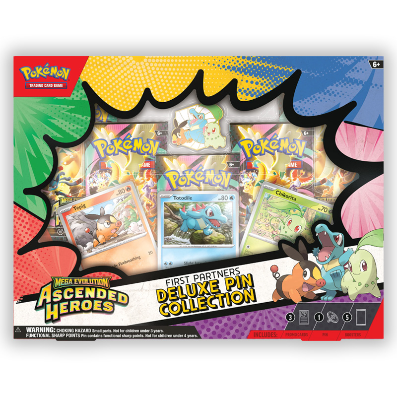 Pokémon First Partner Deluxe Pin Collection Ascended Heroes