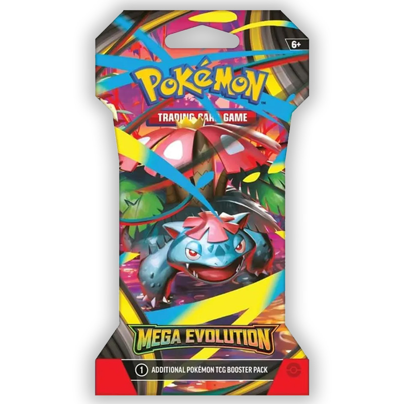 Pokémon Sleeved Booster Pack Mega Evolution