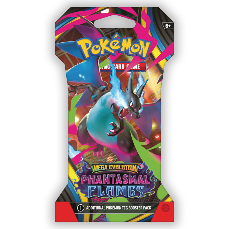 Pokémon Sleeved Booster Pack Phantasmal Flames