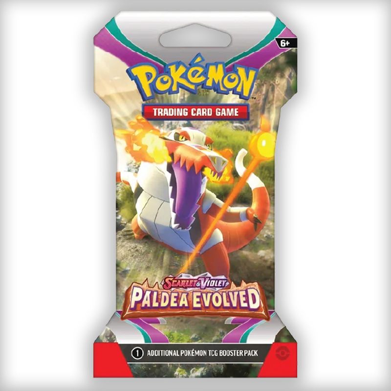 Pokémon Sleeved Booster Pack Paldea Evolved