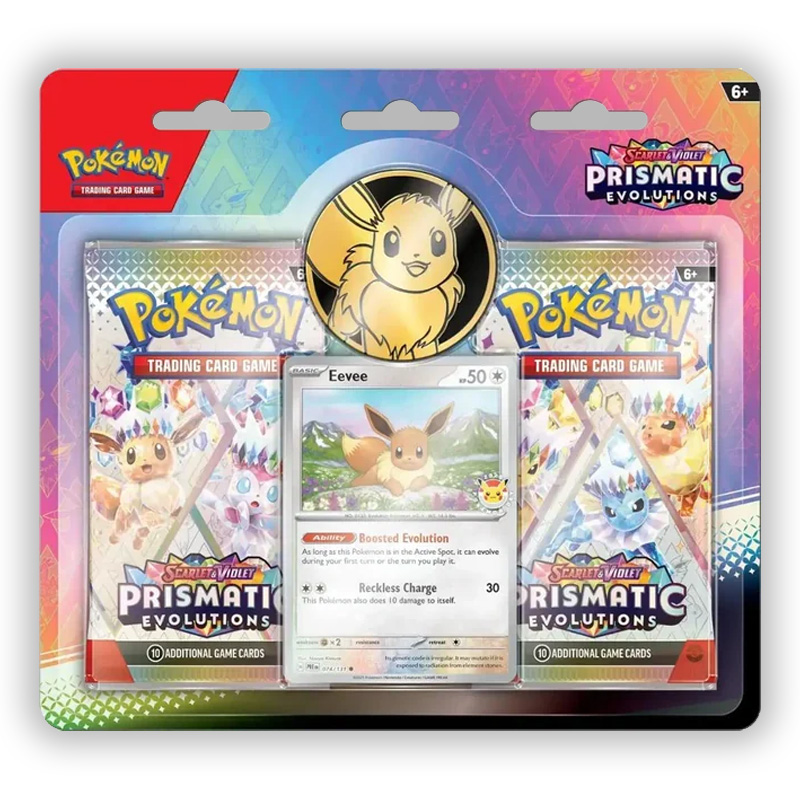 Pokémon 2 Pack Blister Pokémon Day 2025 Prismatic Evolutions